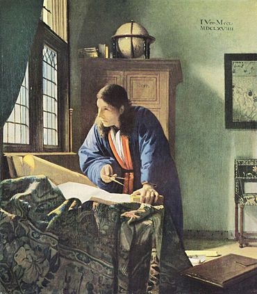 De Geograaf - Johannis Vermeer