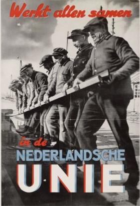 Poster van de Nederlandse Unie.