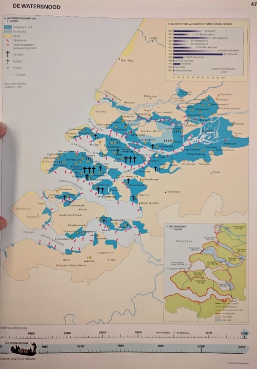 Kaart watersnoodramp 1953 - Atlas