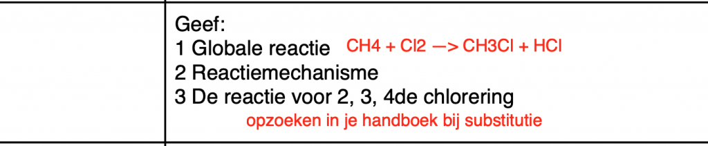 Antwoord op globale reactie en vierde vraag (opzoeken in lab)