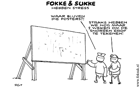 Fokke en Sukke hebben stress