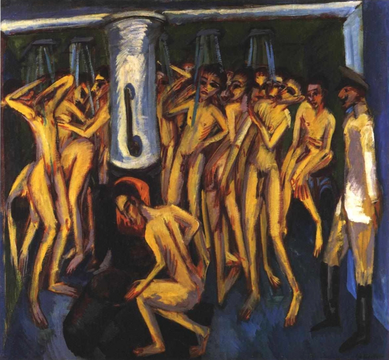 Das Soldatenbad - Ernst Ludwig Kirchner