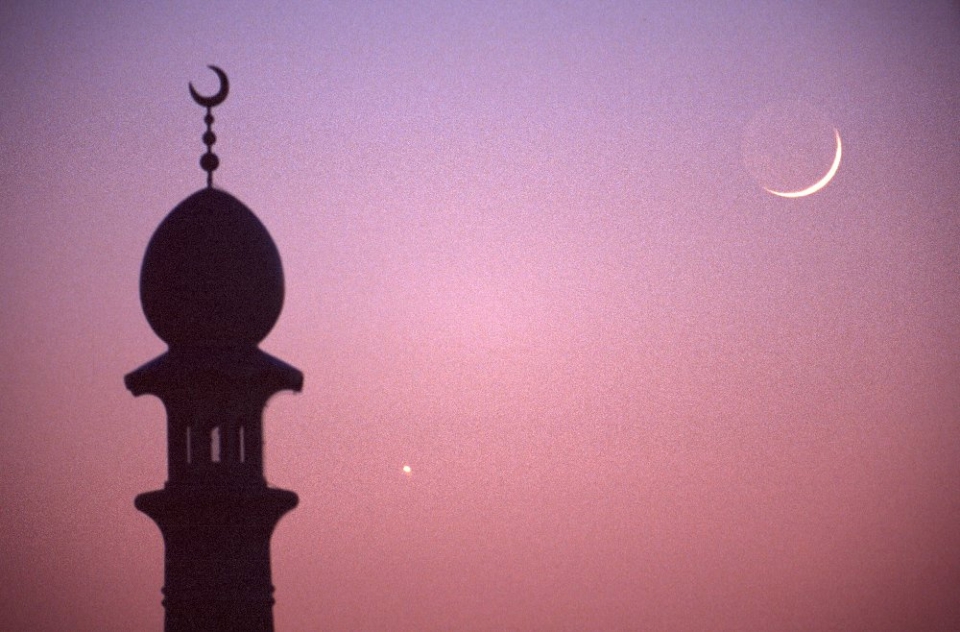 Een moskee: typisch voor het islamitische geloof