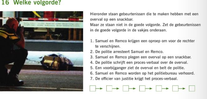 Zet het in de juiste volgorde - Zet het in een Word document