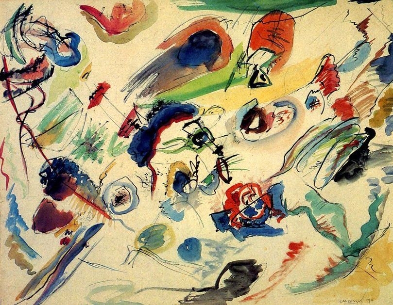 1910: Kandinsky: compositie en kleur