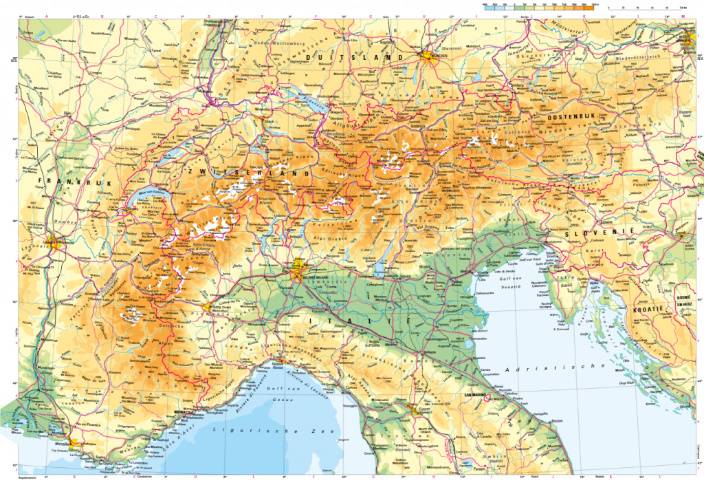 Alpen (Bron: Grote Bosatlas)