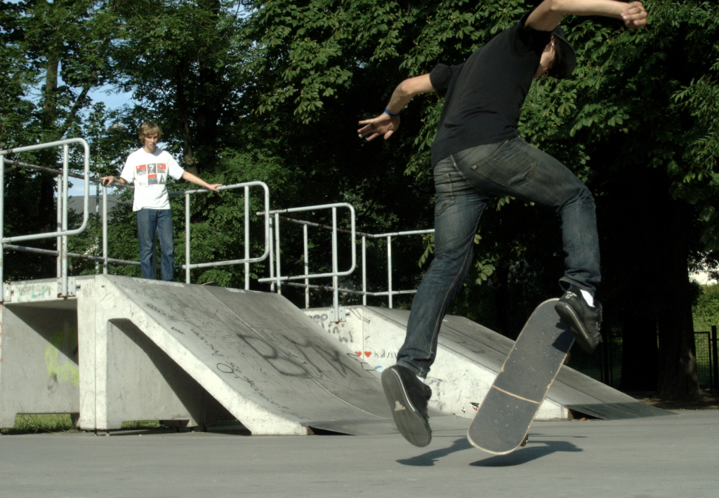 Skatebaan met een helling (Grzegorz, 2008)