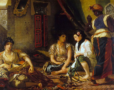 Delacroix: vrouwen van Algiers, 1834