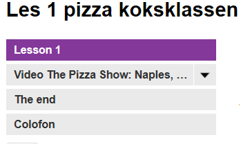 Voordat je begint....Dit menu zie je linksboven. Klik op het balkje eronder om naar de volgende pagina te gaan.