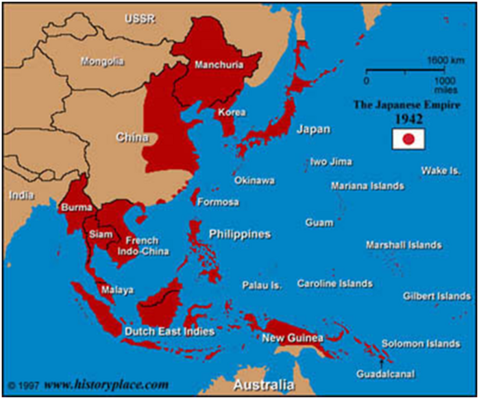 Het Japanse rijk tijdens de Tweede Wereldoorlog