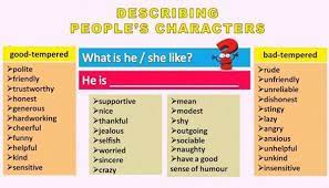 Describing people