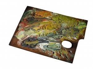 palet van Van Gogh