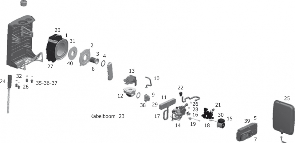 exploded view cv-ketel