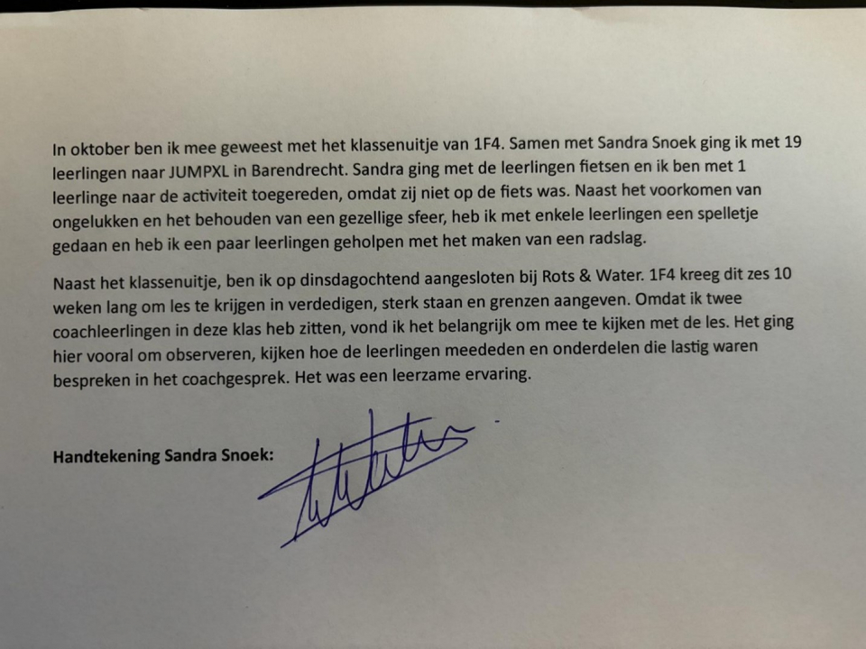 Bevestiging S. Snoek