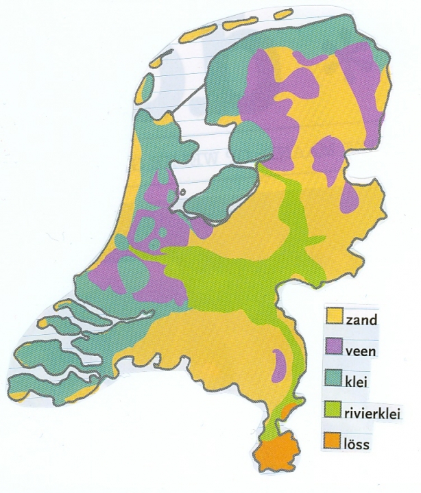bodem van Nederland, klik voor een grotere kaart