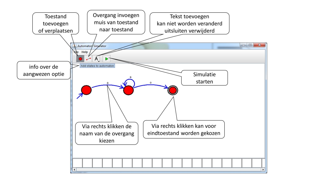 Uitleg Automaton simulator