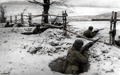 "Russian winter battle - ww2" by Za Rodinu is licensed under CC BY-NC-SA 2.0