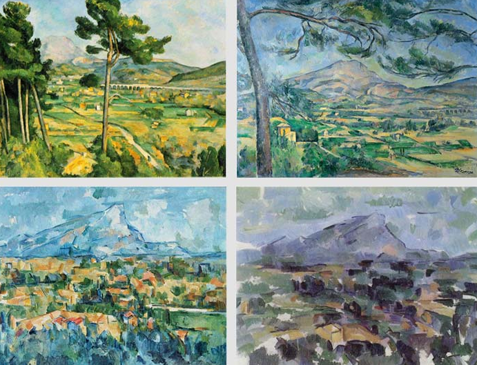 Cezanne: onderzoek naar de Mont Saint Victoire