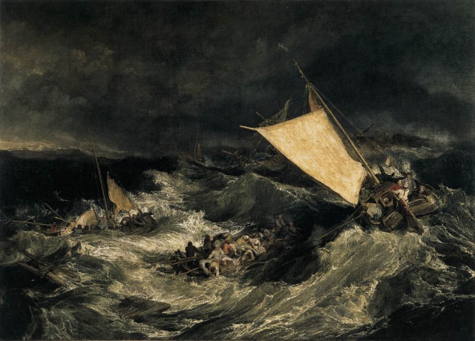 Het scheepswrak - William Turner