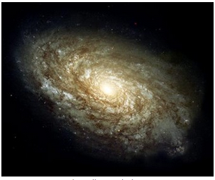 Een ander melkwegstelsel, NGC4414. bron: Hubble Heritage Team ( AURA/STScI/NASA/ESA)