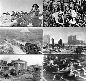 De Tweede Wereldoorlog in volle gang