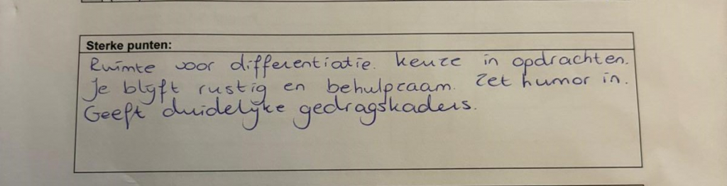 Observatieformulier Janneke