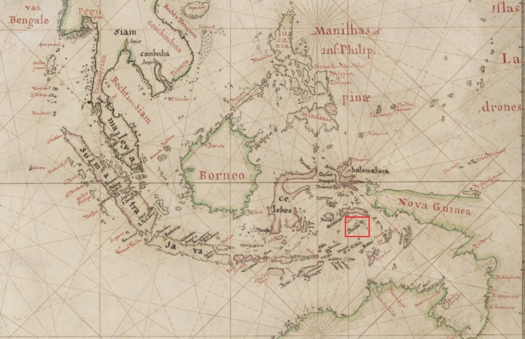Een deel van het Octrooigebied van de VOC circa 1660 - Nationaal Archief
