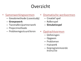 Werkvormen