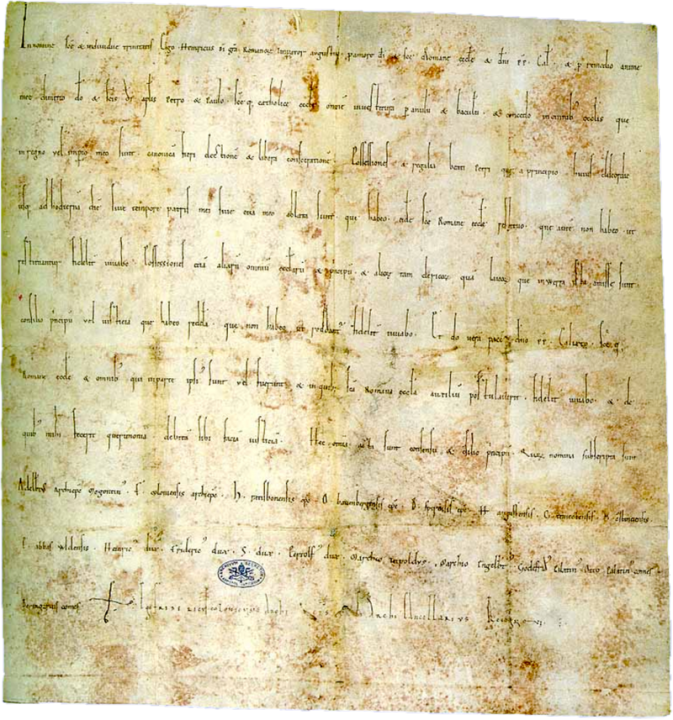 Oorkonde van het concordaat van Worms