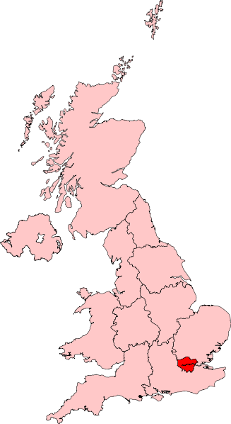 England, the location of London