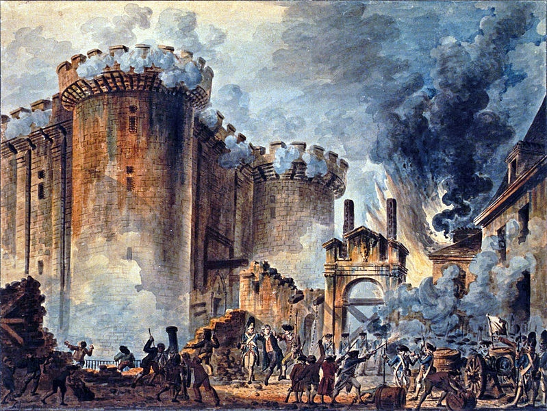 Afbeelding van de bestorming van de Bastille