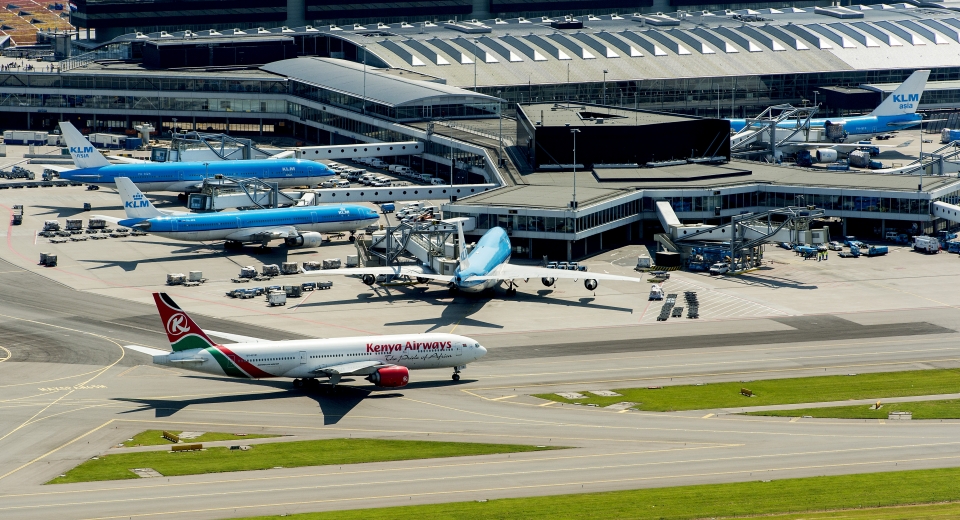 Schiphol de luchthaven van Amsterdam