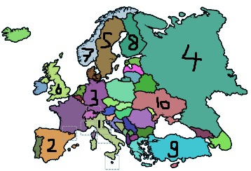 Kaart van Europa