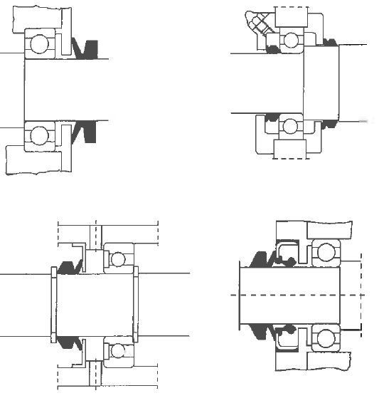 Diverse toepassingen van V-ringen