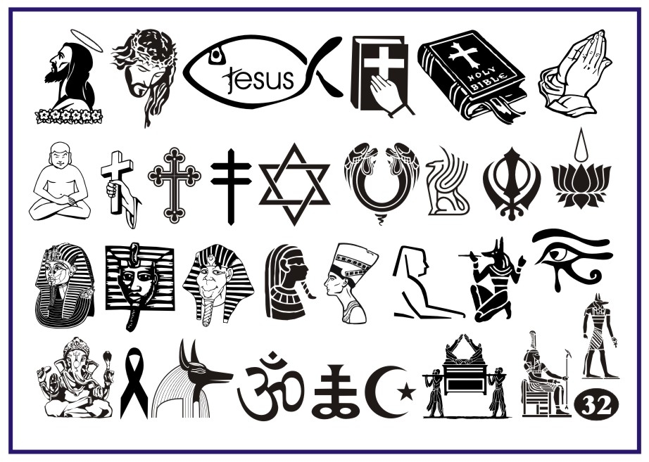 Veel symbolen, welke herken je?