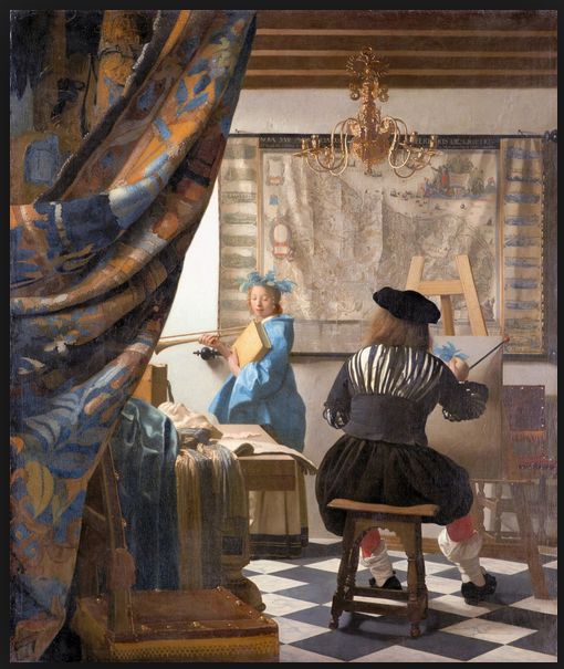 Johannes Vermeer: de schilderkunst, 1673