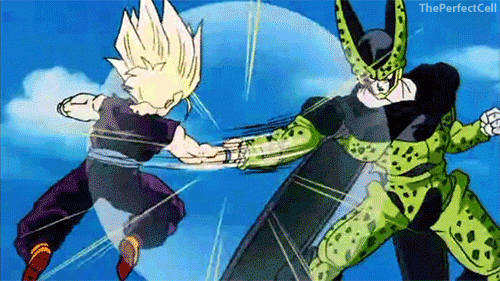 Gohan is fighting Cell right now