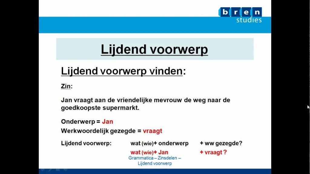 Het lijdend voorwerp vinden