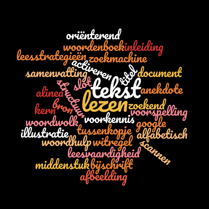 Woordwolk begrippen leescursus
