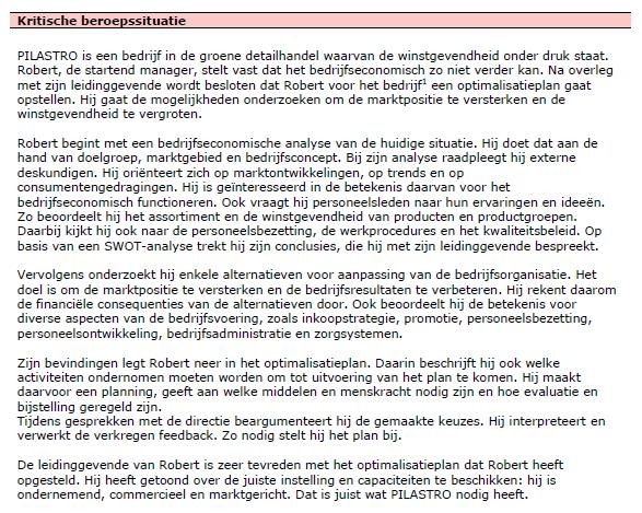 Kritische beroepssituatie 6