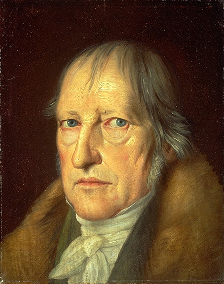 Portret van Hegel in 1831