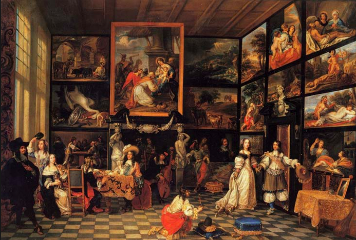 Het schilderijenkabinet; 1659