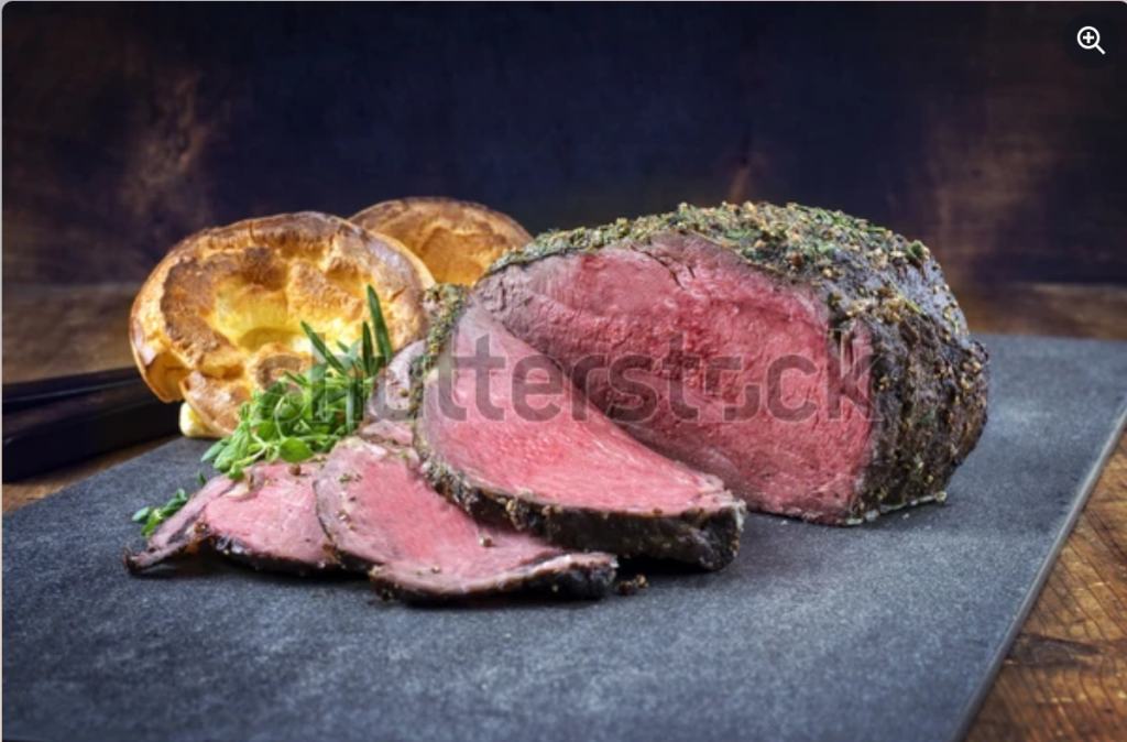 Roast Beef with Yorkshire Pudding