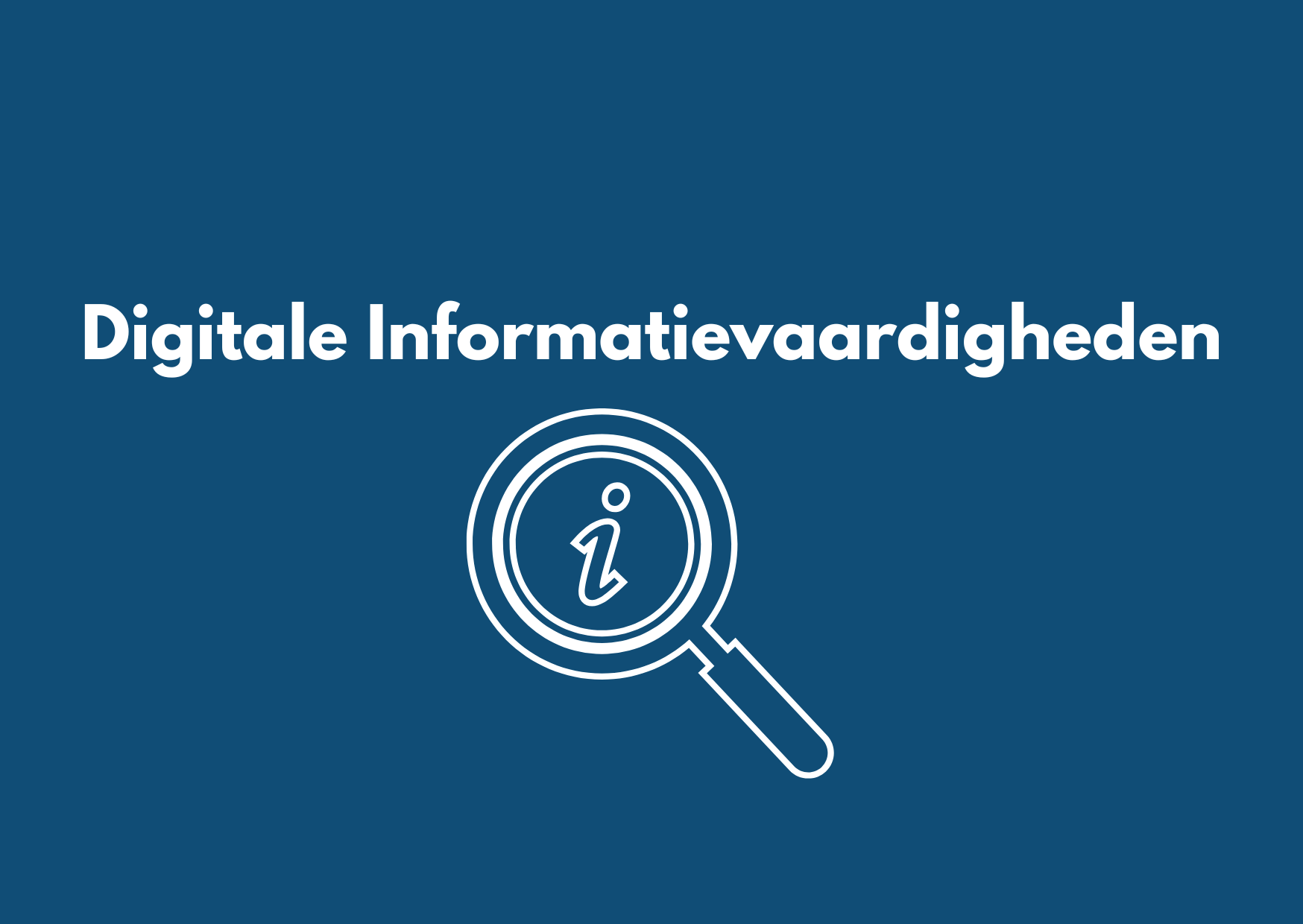 Digitale informatievaardigheden