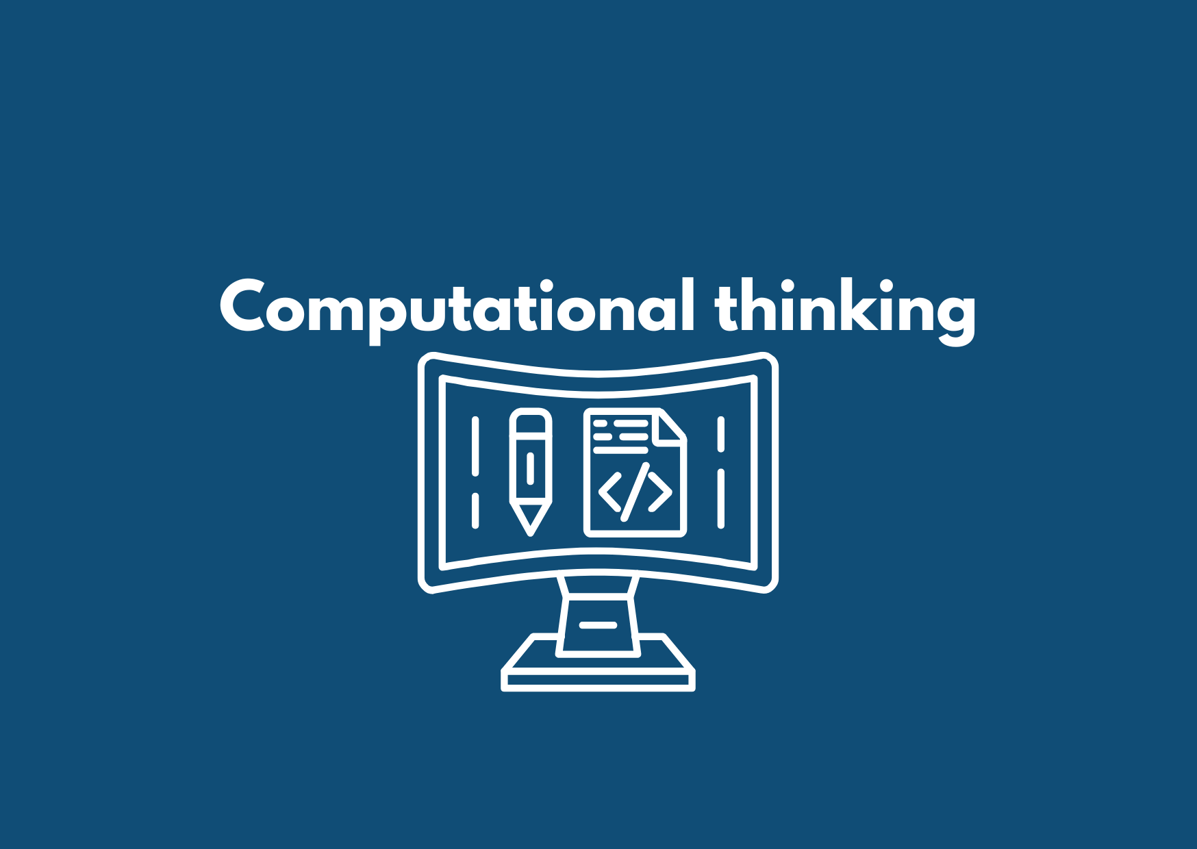 Computational thinking