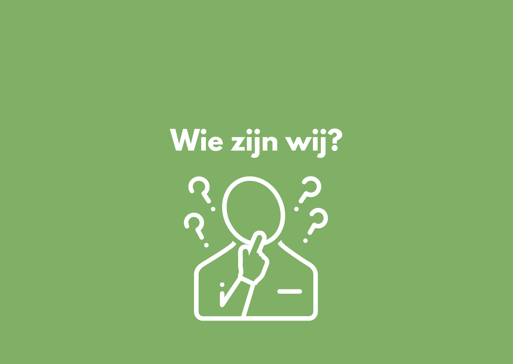 Wie zijn wij?