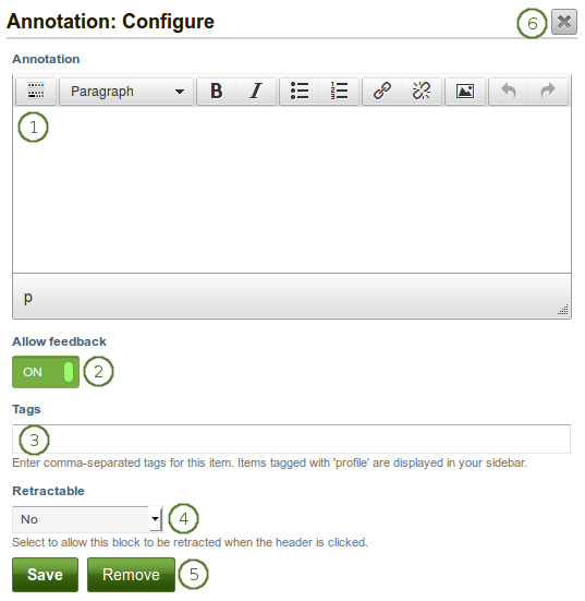 Annotatie toevoegen