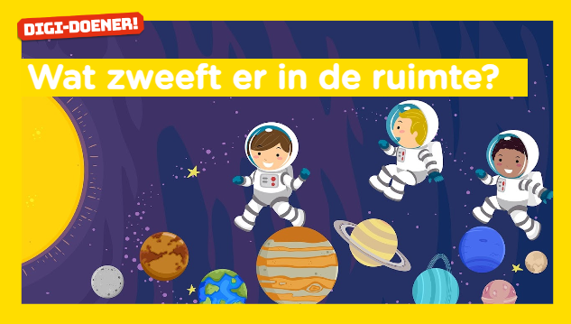 Wat zweeft er in de ruimte?