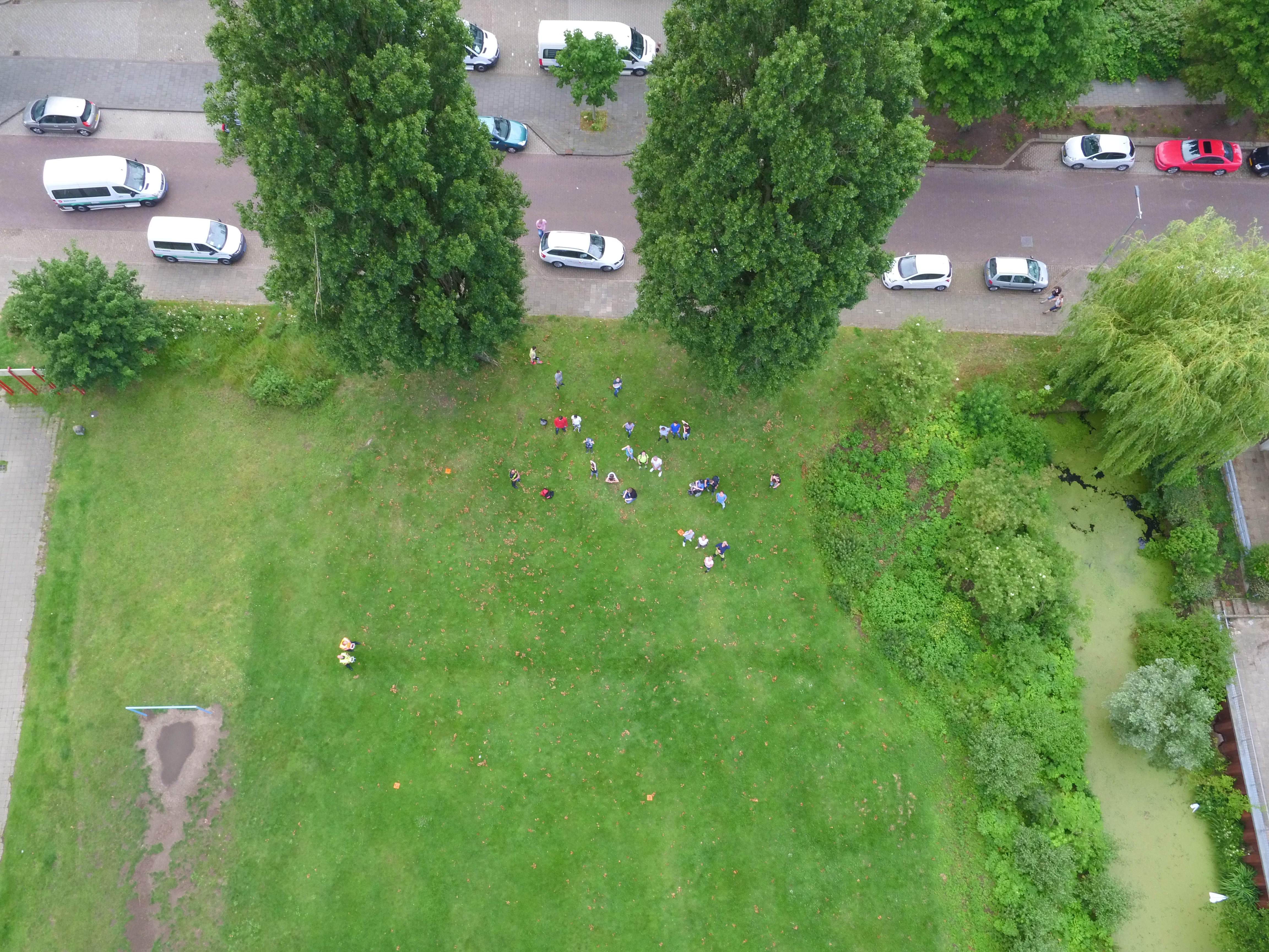 Drone foto van grote hoogte