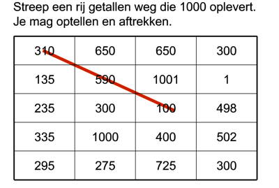 1000 op een rij